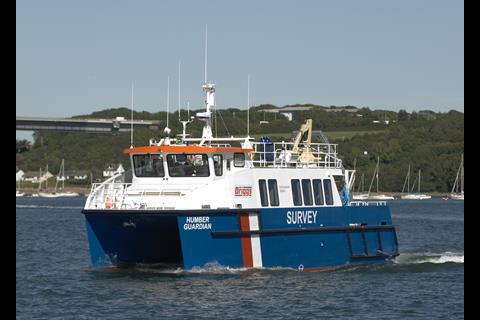 The 18m catamaran provides both comfort at sea and minimal wash/wake characteristics.
